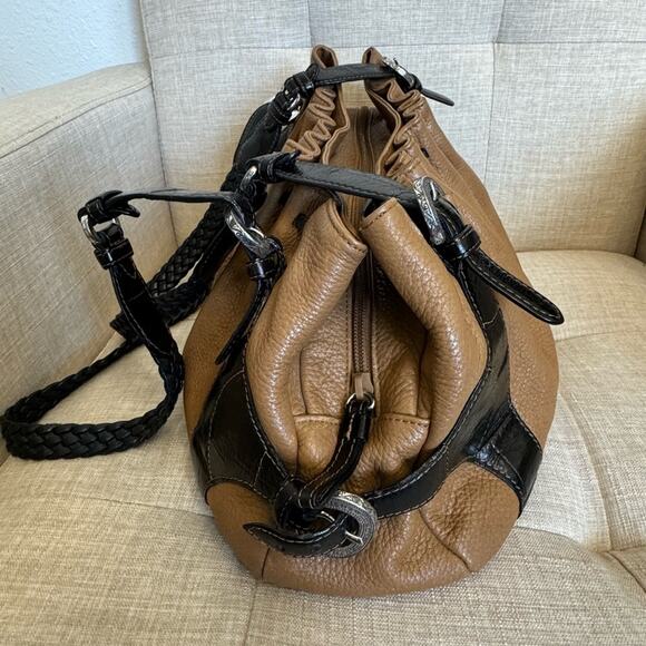 ~ BRIGHTON ~ leather Diana shoulder bag STUNNING FALL - Picture 2 of 9